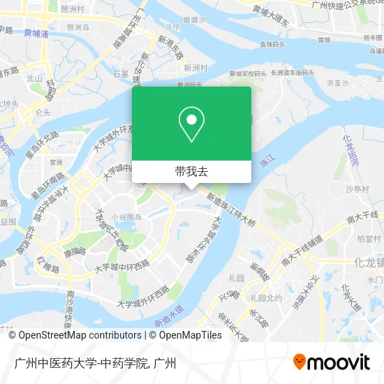广州中医药大学-中药学院地图