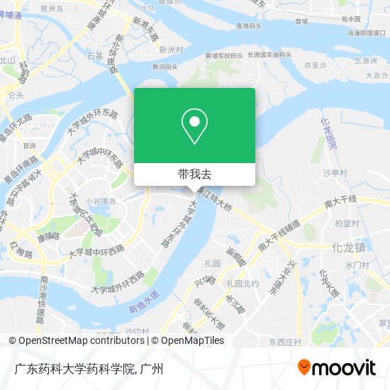 广东药科大学药科学院地图