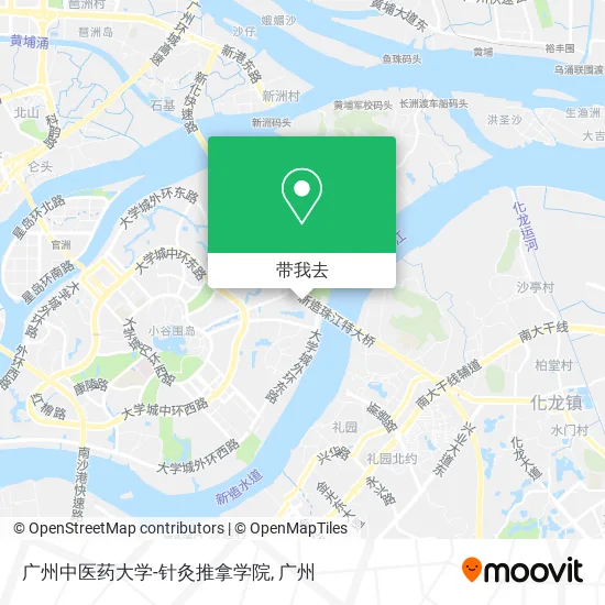 广州中医药大学-针灸推拿学院地图