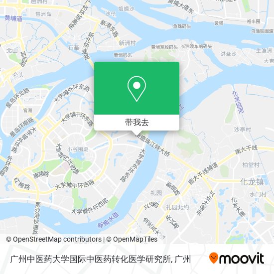 广州中医药大学国际中医药转化医学研究所地图