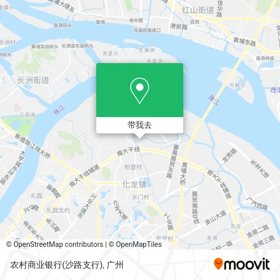 农村商业银行(沙路支行)地图