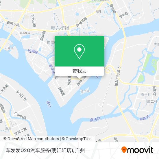 车发发O2O汽车服务(明汇轩店)地图