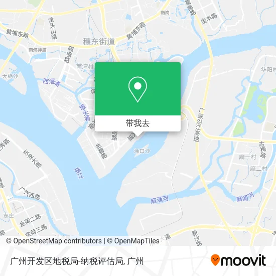 广州开发区地税局-纳税评估局地图