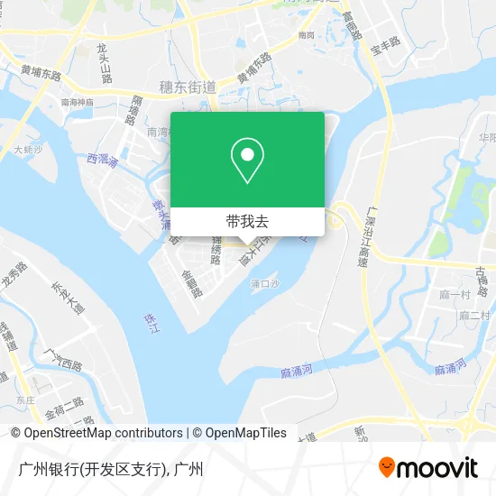 广州银行(开发区支行)地图