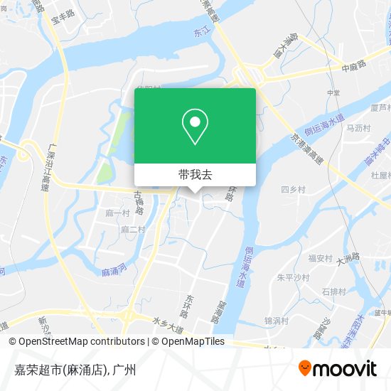 嘉荣超市(麻涌店)地图
