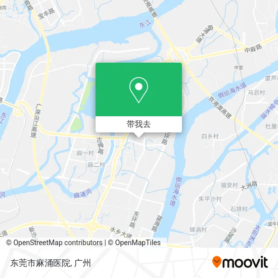 东莞市麻涌医院地图