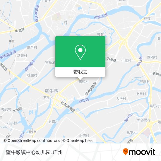 望牛墩镇中心幼儿园地图