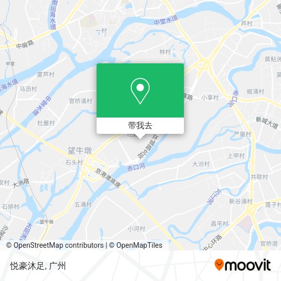 悦豪沐足地图