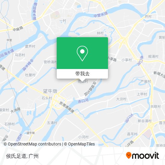侯氏足道地图