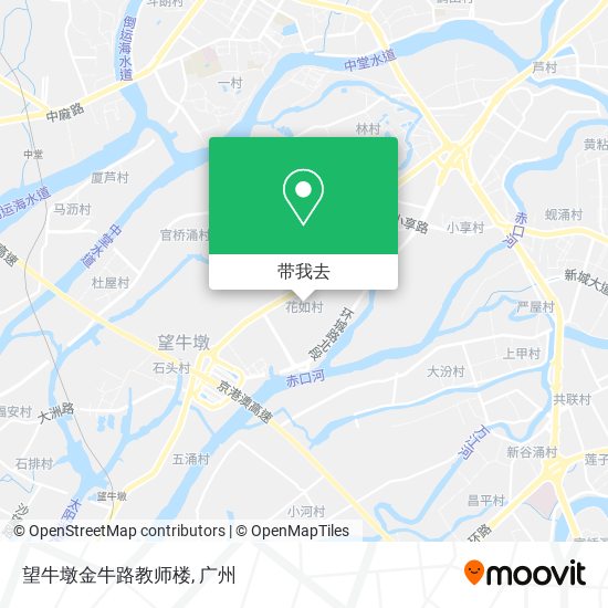望牛墩金牛路教师楼地图