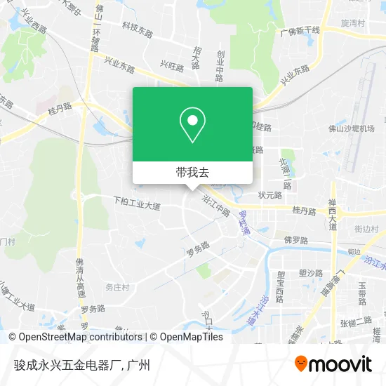 骏成永兴五金电器厂地图