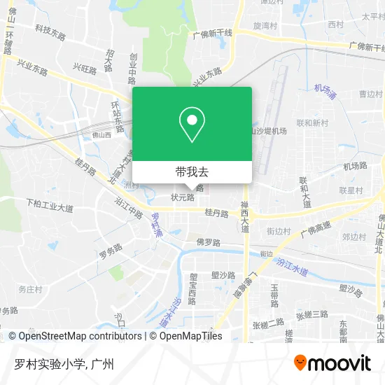 罗村实验小学地图
