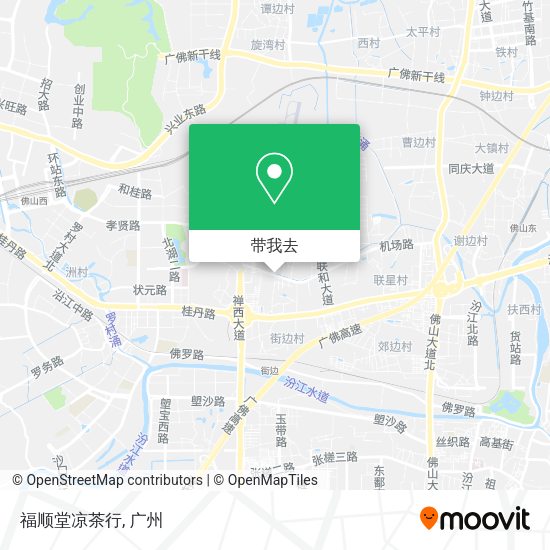 福顺堂凉茶行地图