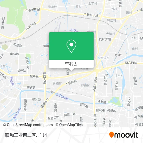 联和工业西二区地图