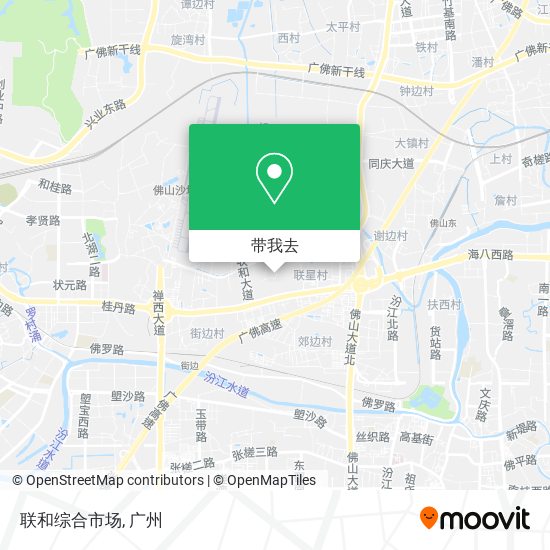 联和综合市场地图