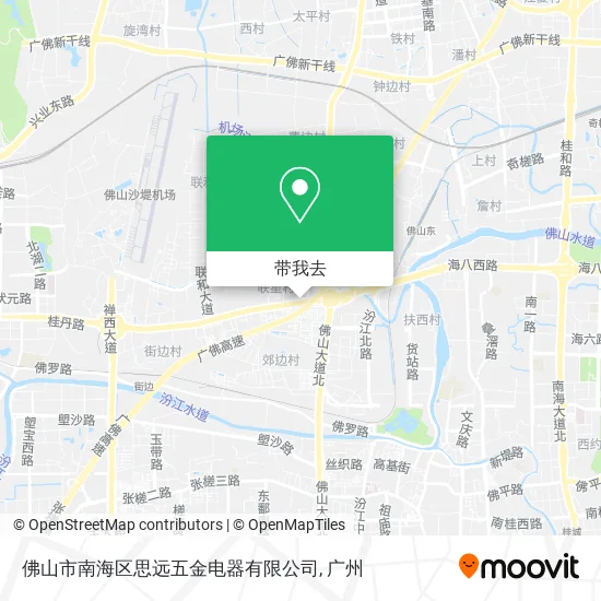 佛山市南海区思远五金电器有限公司地图