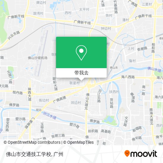 佛山市交通技工学校地图