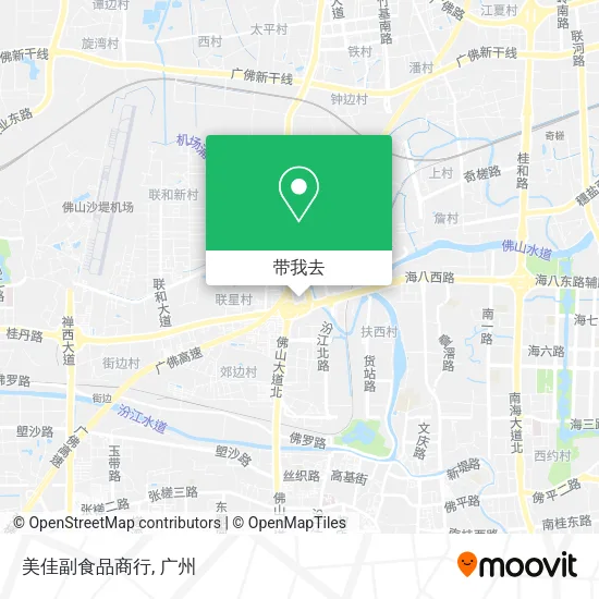 美佳副食品商行地图