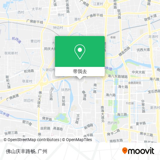 佛山庆丰路畅地图