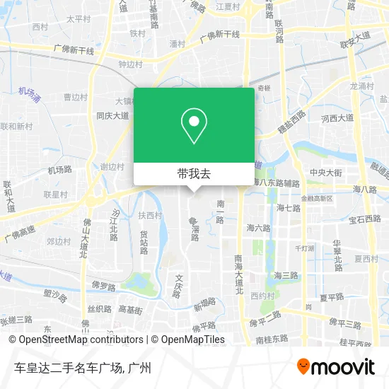 车皇达二手名车广场地图