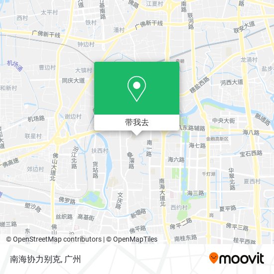 南海协力别克地图