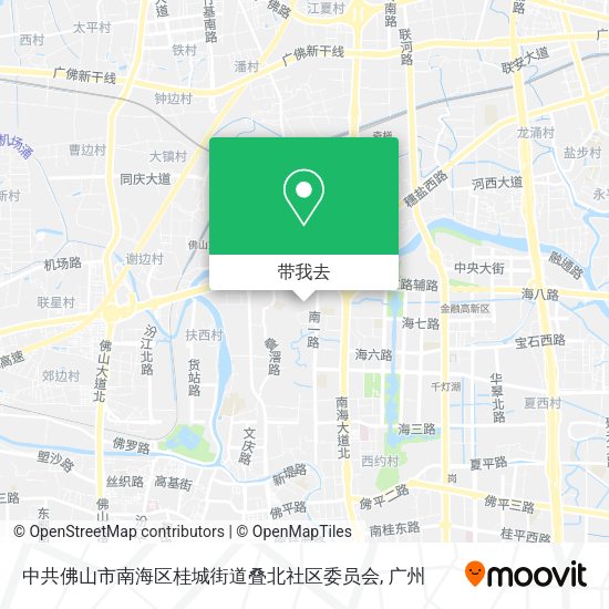 中共佛山市南海区桂城街道叠北社区委员会地图