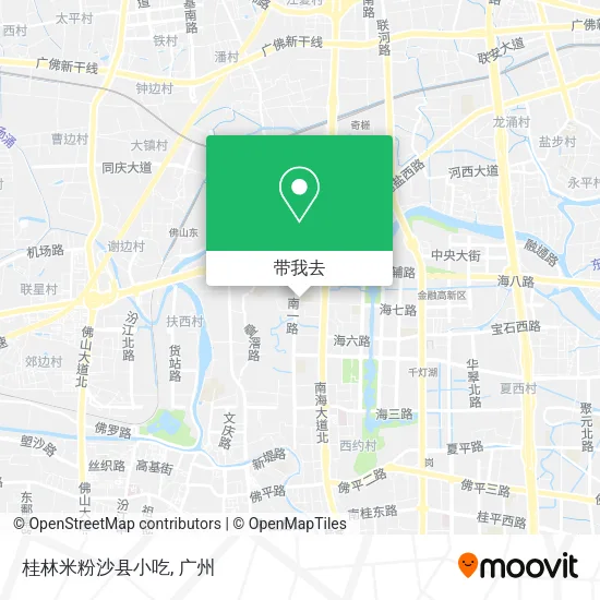 桂林米粉沙县小吃地图