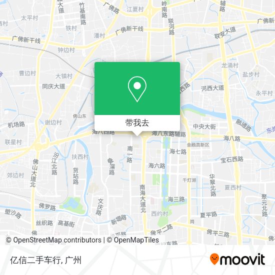 亿信二手车行地图