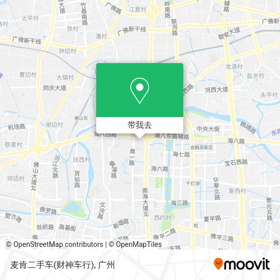 麦肯二手车(财神车行)地图