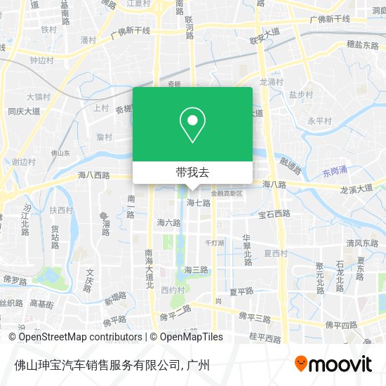 佛山珅宝汽车销售服务有限公司地图