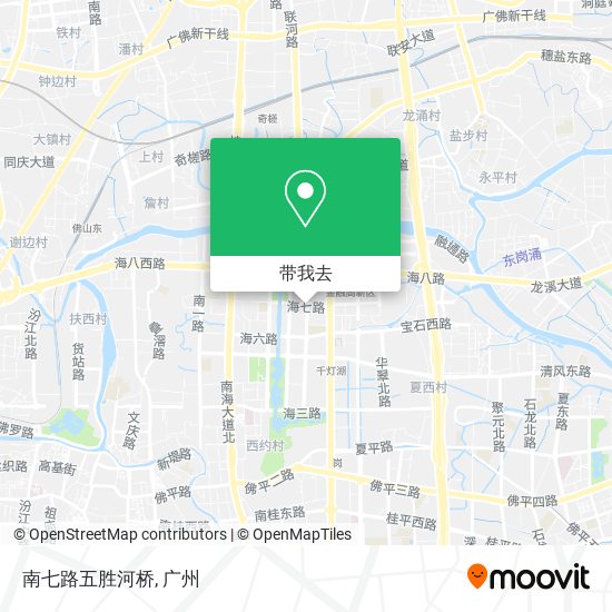 南七路五胜河桥地图