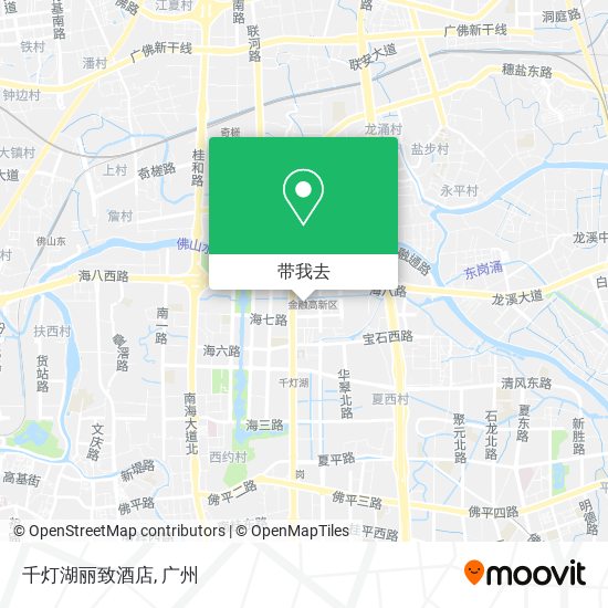 千灯湖丽致酒店地图