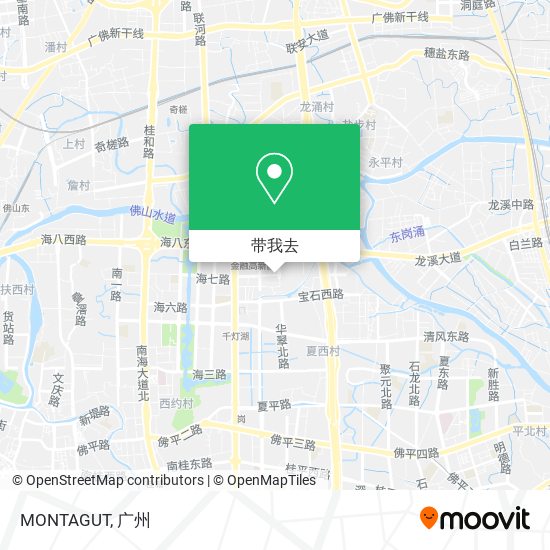 MONTAGUT地图