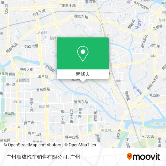 广州顺成汽车销售有限公司地图