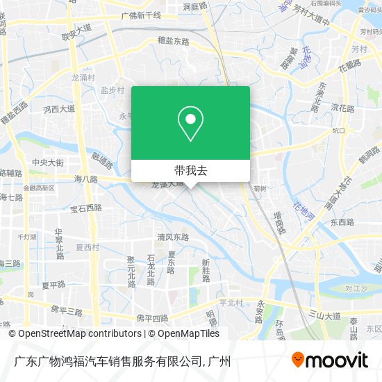 广东广物鸿福汽车销售服务有限公司地图