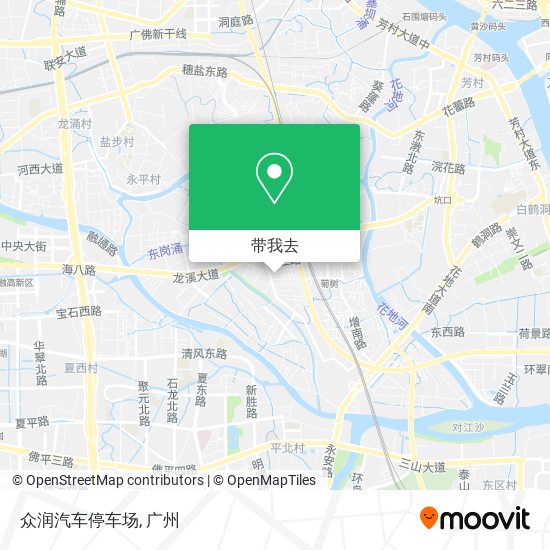 众润汽车停车场地图