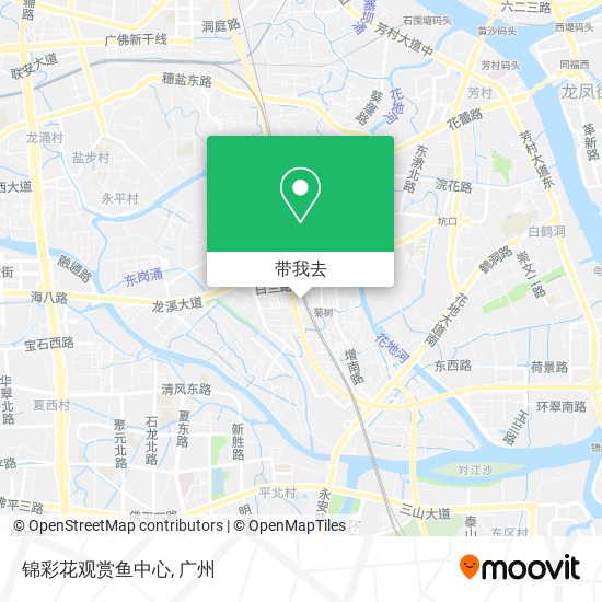 锦彩花观赏鱼中心地图