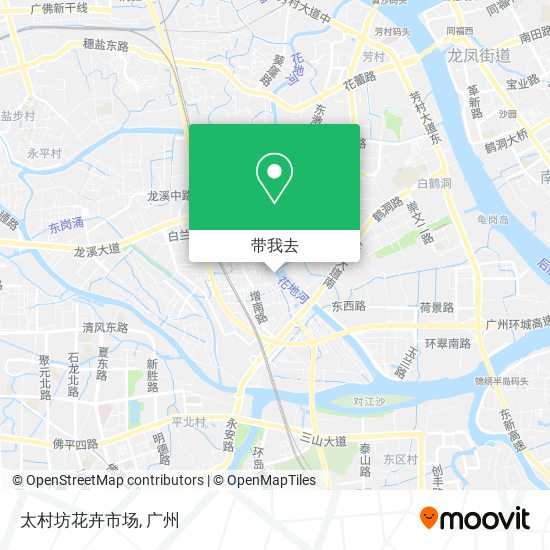 太村坊花卉市场地图