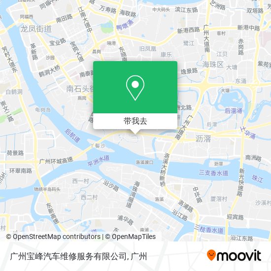 广州宝峰汽车维修服务有限公司地图
