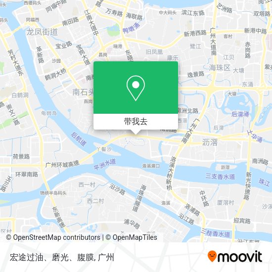 宏途过油、磨光、腹膜地图