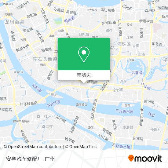 安粤汽车修配厂地图