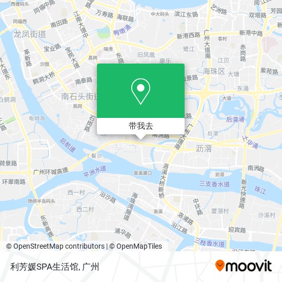 利芳媛SPA生活馆地图