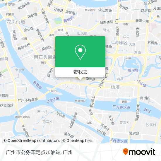广州市公务车定点加油站地图