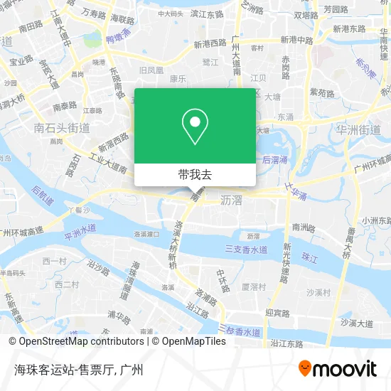 海珠客运站-售票厅地图