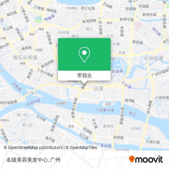 名级美容美发中心地图