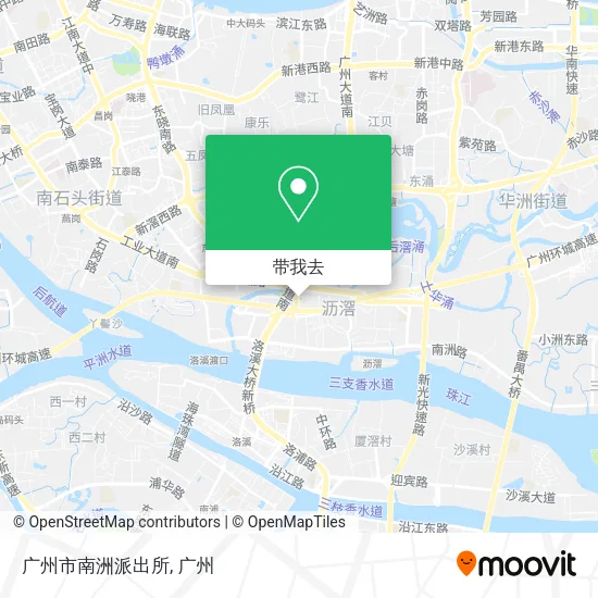 广州市南洲派出所地图