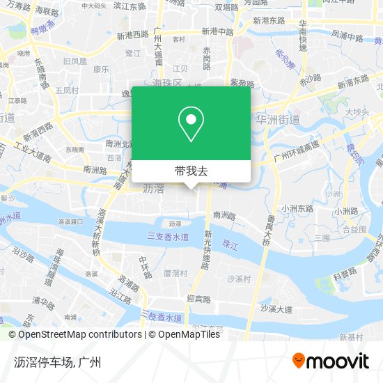 沥滘停车场地图