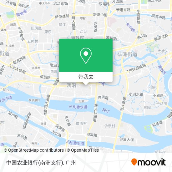 中国农业银行(南洲支行)地图