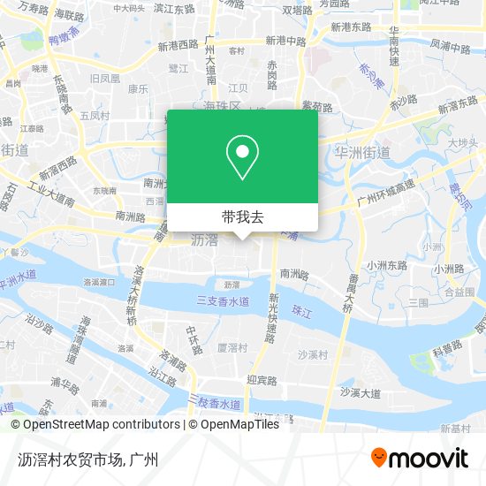 沥滘村农贸市场地图