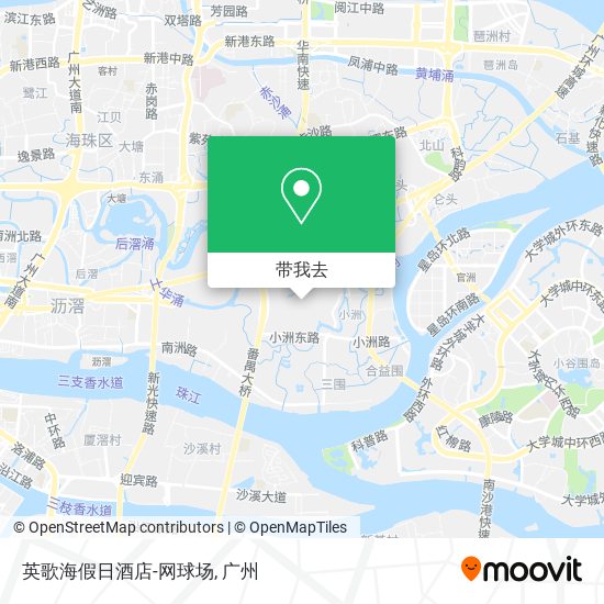英歌海假日酒店-网球场地图
